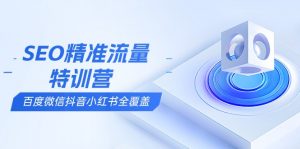 SEO精准流量特训营，百度微信抖音小红书全覆盖，带你搞懂搜索优化核心技巧-搞个副业