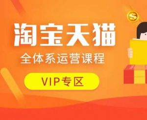 淘宝天猫全体系运营课程：店铺全系运营、动销玩法、付费推广、流量提升、擦边球玩法等等-搞个副业