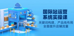 国际站运营系统实操课：关键词构建，产品线布局，全面提升店铺流量-搞个副业