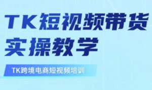 东南亚TikTok短视频带货，TK短视频带货实操教学-搞个副业