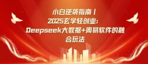 小白逆袭指南，2025玄学轻创业：Deepseek大数据+周易算法的融合玩法-搞个副业