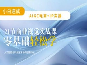 AIGC电商必备实操：21节平面设计实战课，教你玩转AI-搞个副业