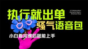 爆火全网的开车导航骚气语音包,只要执行就出单，小白看完课程就能实操...-搞个副业