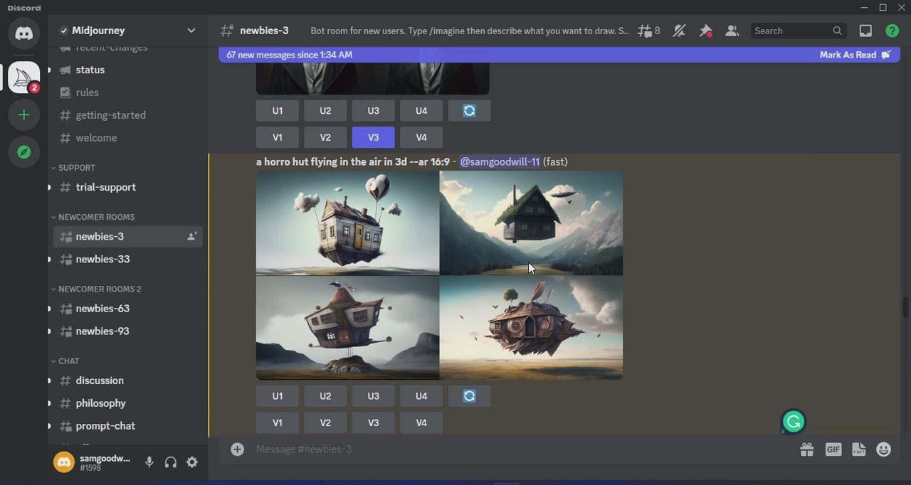 图片[3]-Midjourney AI：从零基础到高级版的大师班教程-34节课-中英字幕-搞个副业