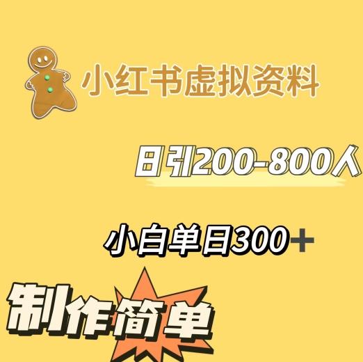 小红书动漫治愈图文的玩法，日引200-800人，小白单日变现300+-搞个副业
