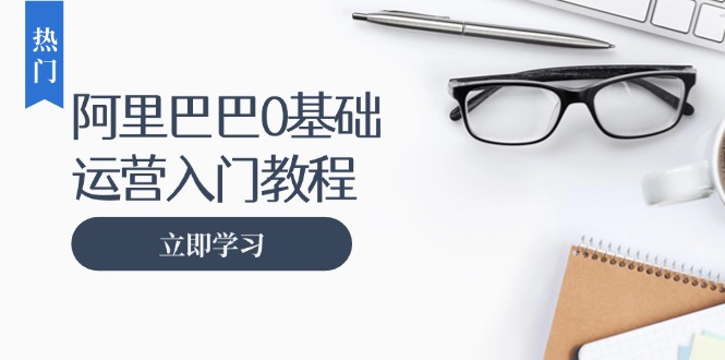 阿里巴巴运营零基础入门教程：涵盖开店、运营、推广，快速成为电商高手-搞个副业