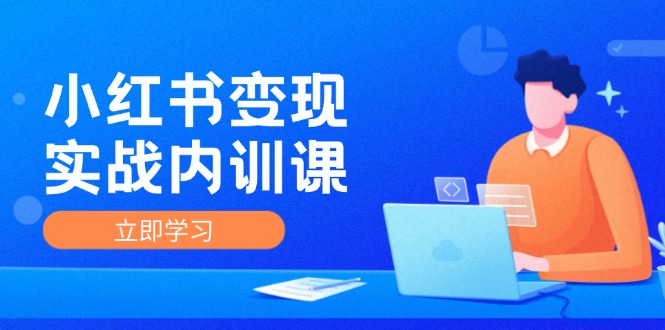 小红书变现实战内训课，0-1实现小红书-IP变现 底层逻辑/实战方法/训练结合-搞个副业