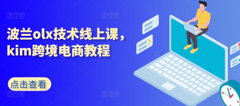 波兰olx技术线上课，kim跨境电商教程-搞个副业