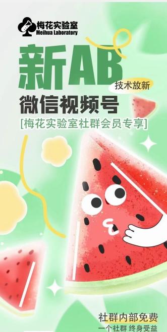 梅花实验室2024年AB技术视频号AB合成破解版-搞个副业